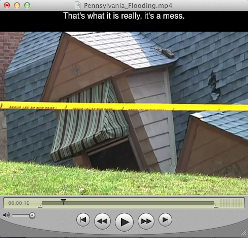 captions move to the top after adjusting the vertical offset in QT Pro
