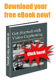 Get Started with Video Captioning eBook cover